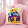 Funny Classic American TVSeries Movie SSeinfeld Cushion Cover Pillow Case Soft Skin Friendly Fabric  Concealed Zipper