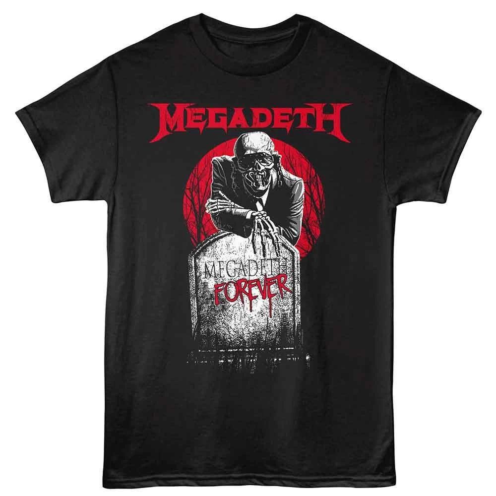 Megadeth - Forever - Black Front Print Solid Unisex Short Sleeve Children's T-shirt