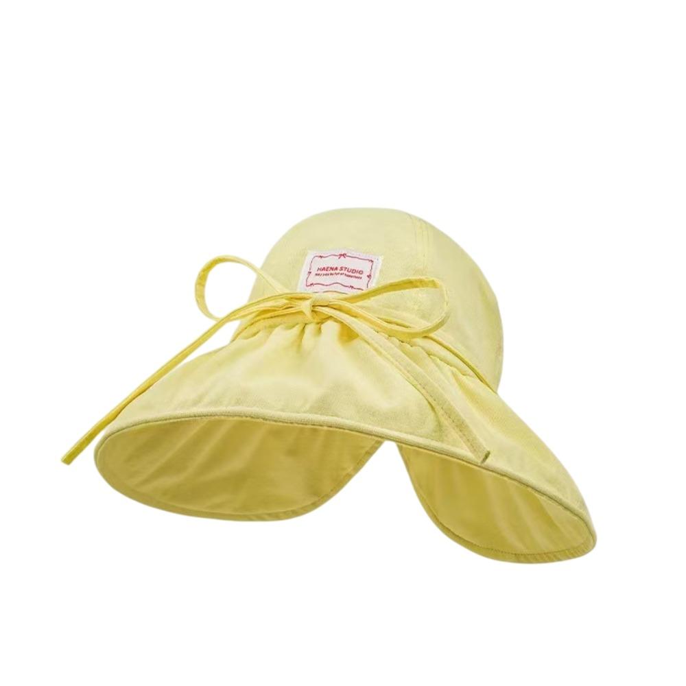 Dopamine Fisherman Hat with Drawstring Sun Protection Hat Summer Ladies Sun Hat  Outdoor
