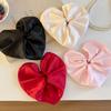 Love Large Satin Hair Scrunchies Cloth Exaggerated Hair Ring Fashion Heart Hair Rope  Party