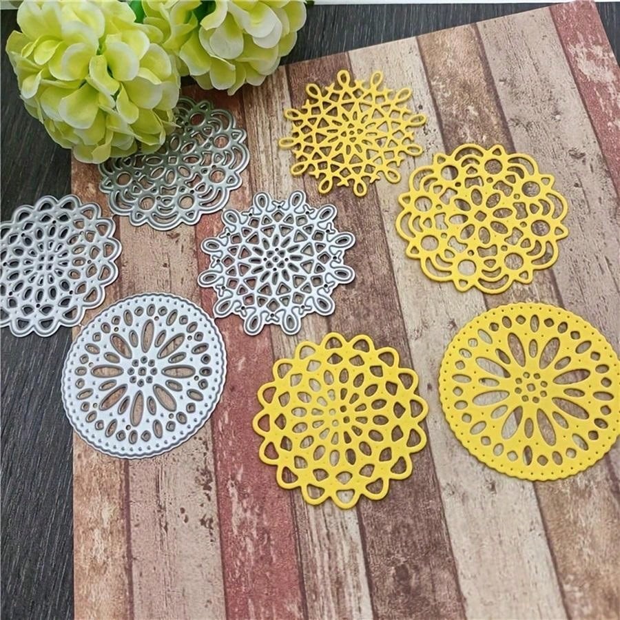 Layered Lace Frame Metal Cutting Dies Scrapbooking Stencil Die Cuts Card Embossing Photo Album Template Mold Decoration Craft