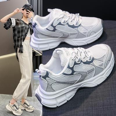 INS корейский стиль сетчатая поверхность папы обувь осень новые дышащие студенческие кроссовки увеличились от Leisure Street Shot K8-1