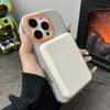 3-в-1 Чехол для телефона с блестками и прозрачный Для iPhone 17 Pro Max Air 15 14 Plus 11 12 13 16 Pro Для Magsafe Беспроводная зарядка Защитная крышка