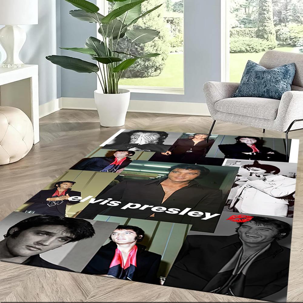Elvis Floor Mat Design For Living Rooms Game Room Playrooms Study Room Antislip Rug Office Home Decor Perfect Gift For Womenmen