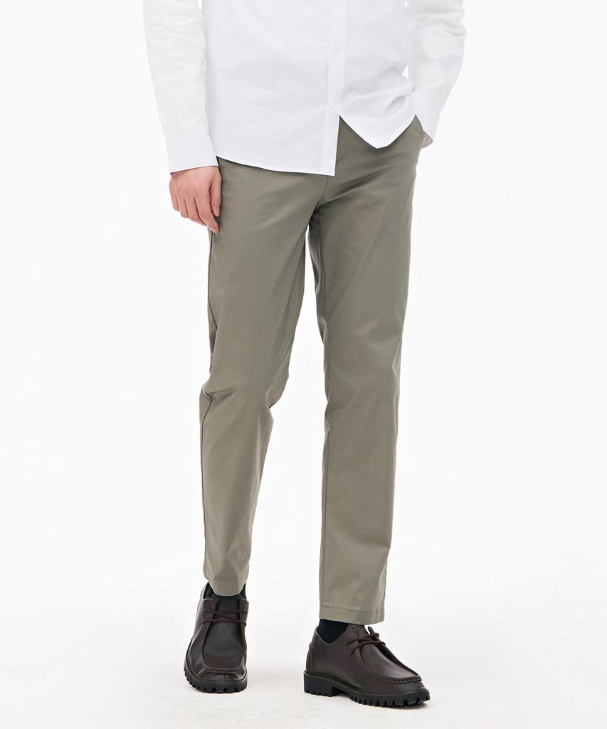 CHASECULT Men'S Tapered Side-Banding Chino Pants - Khaki