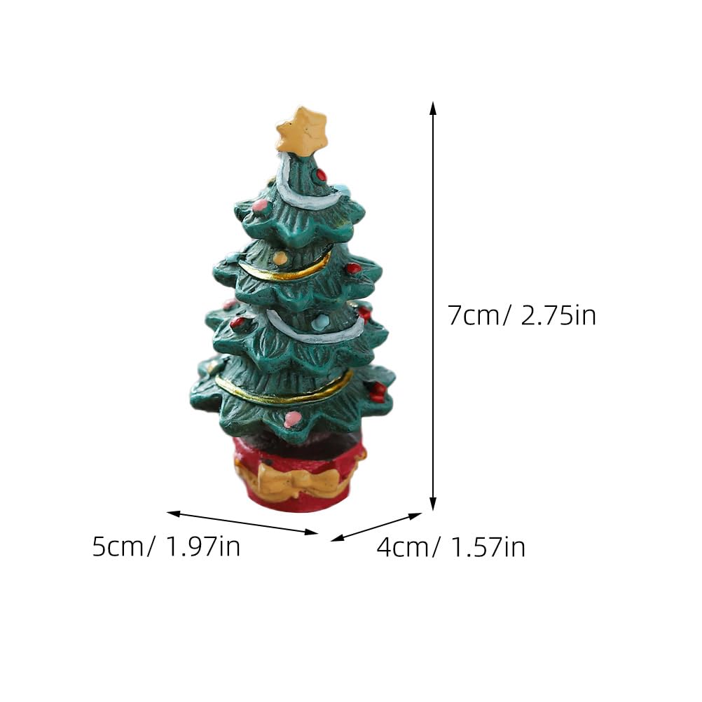 Рождественские смоляные олени Мини-горшок для цветов Санта Вертеп Настольные украшения Вертепа, Фигурки, Украшения, Украшения, Игрушки,