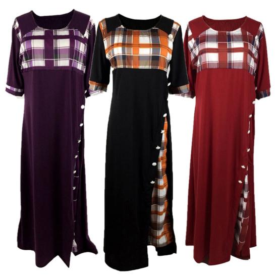 Леди Нижние юбки больших размеров в стиле пэчворк летнее платье в клетку с принтом из полиэстера женское красивое женское платье для путешествий