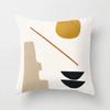 Декоративная наволочка Elife с художественной геометрией, полиэстер, хлопок, украшение для дома, автомобильная подушка, чехол для дивана, наволочка