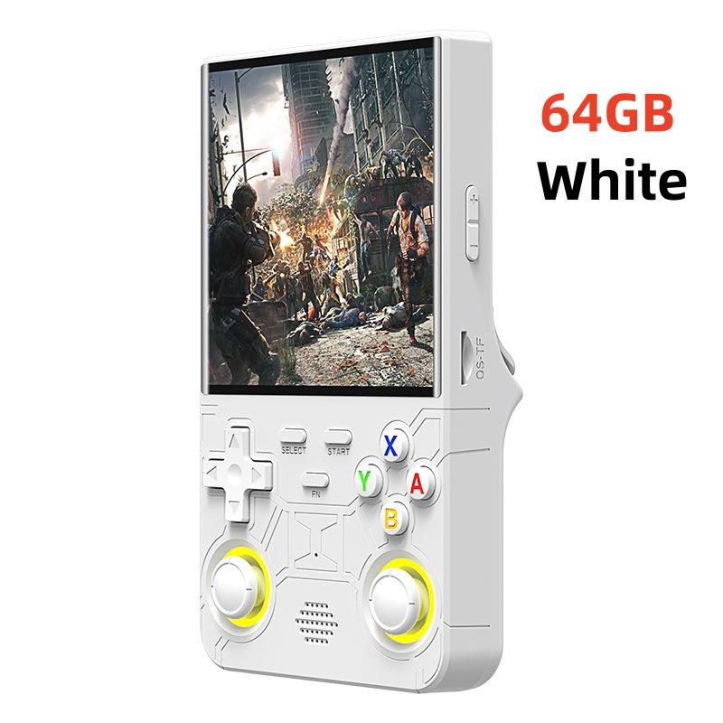 Ретро портативная игровая консоль R36 Ultra 4,0-дюймовый IPS-экран 128 ГБ предустановленных игр Портативный карманный плеер с системой Linux