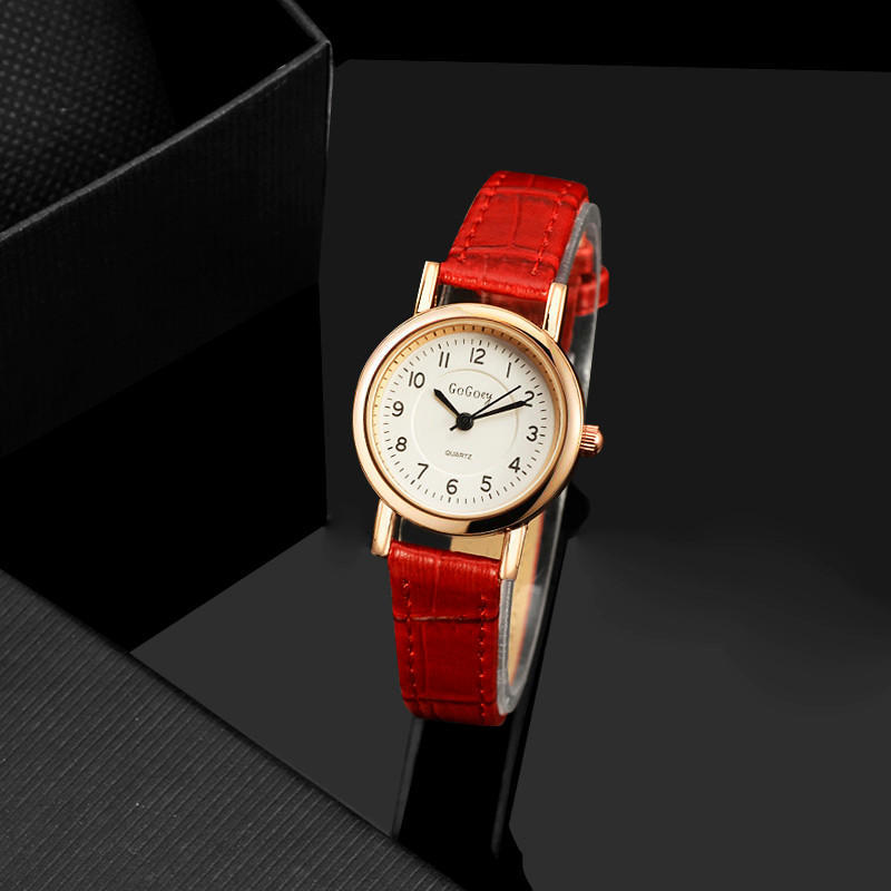 Женские наручные часы Gogoey Новые мини-модные тонкие кварцевые часы женские элегантные деловые часы