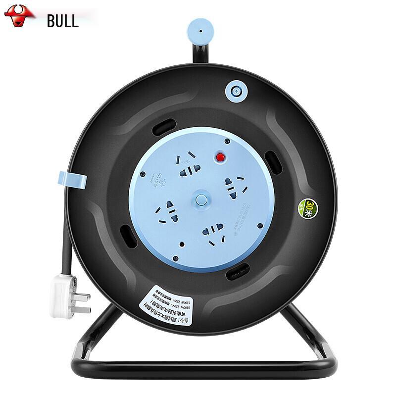 BULL 16A Overheat Protection Cable Reel Power Strip