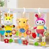 Baby Carriage Rattle Toy With Lighted Features For Toddler Development And Entertainment