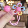 2 шт. новые милые цветные цветные цветы принцесса головной убор детские эластичные резинки для волос детские веревки для волос аксессуары для волос для девочек