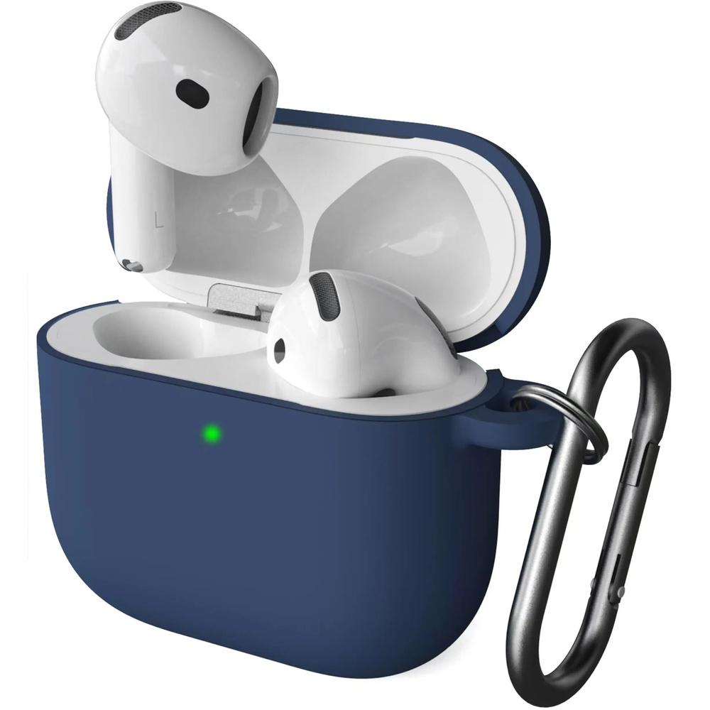 Silicone Case for Apple Airpods 4, Navy Blue