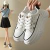 New Fashionable Hollow White Shoes Thick-soled Non-slip Versatile Casual Sports Shoes