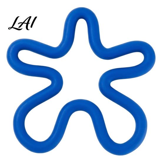 Decorative Dining Table Mat Silicone Coaster Irregular Flower Shape Kitchen Countertop Protector Non-slip Protector Heat Insulation Trivet for Hot