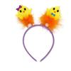 Плюшевый обруч для волос в виде кролика, цыпленка, мультяшного животного, повязка на голову в стиле счастливой Пасхи для вечеринки