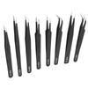 8 шт. пинцетов из нержавеющей стали, наклонный профессиональный пневматический точный набор ESD1017