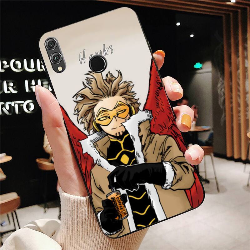 Чехол для телефона с аниме MHA Hawks BNHA для Huawei Honor 7A 7C 8 8x9 10 20lite Fundas Coque для Honor 10i 20i Capa