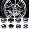 4pcs 56mm 68mm For BMW F34 F10 F20 F48 F39 F30 F22 F32 E46 E90 E60 E39 E87 E90 E30 Badge Hub Caps Car Wheel Center Covers Emblem HA7