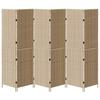 Room Divider Beige 292 x 180 cm Poly Rattan