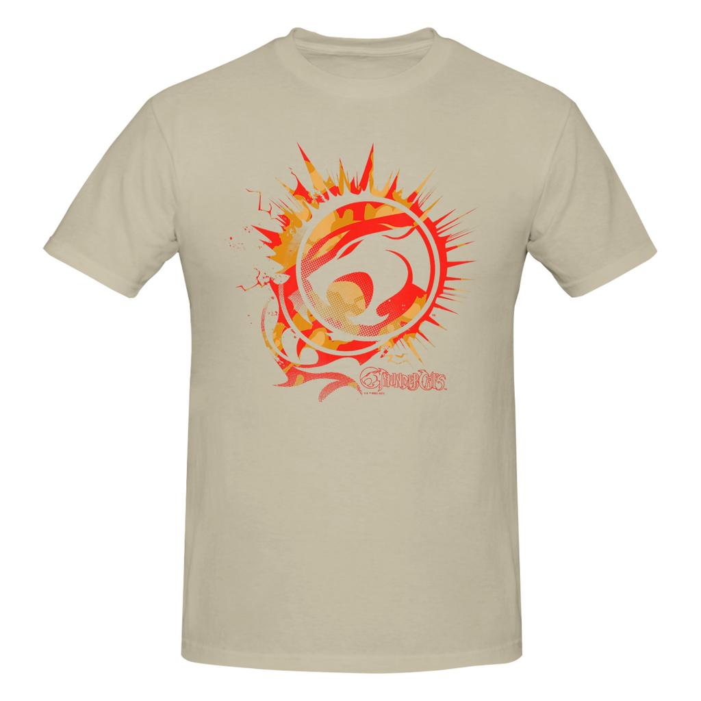 Piece Beast Emblem Novelty Cotton TShirt ThunderCats s Vintage Cartoon Tops Tees For Unisex