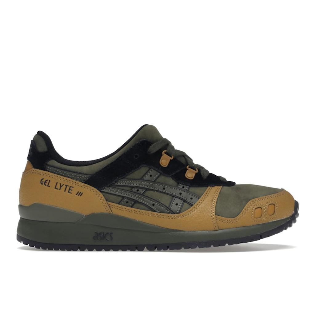 Asics Мужские кроссовки Gel Lyte 3 Olive Tan Presidio Green Olive-Canvas 1203A187-302