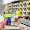 3D Мозаичные Глянцевые Наклейки для DIY Украшения Стен и Пола