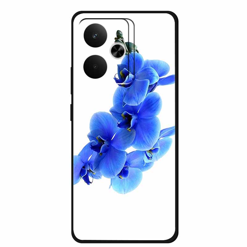 Для телефона Realme GT 7 T 7T Чехол Модные Фото Черный Силикон Мягкая Задняя Крышка Чехол Для Realme GT 7T GT7 7 T Чехол GT7T Coque Capa