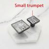 Black Marble Shell Stone Handle Hook Single Hole Six Square Cabinet Door Wardrobe Cabinet Door Handle Furniture Accessories Knob