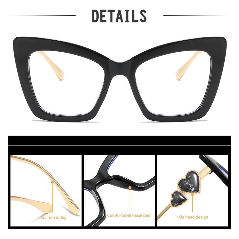 New Luxury Purple Gradient Cat Eye Sunglasses with Rhinestone Heart Accents, Trendy Fashion Eyewear for Women's Party Outfit