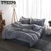   4pcs Bedding Set Sheet Set Knitted Textile Cotton Comfort Duvet Cover Set Quilt Cover