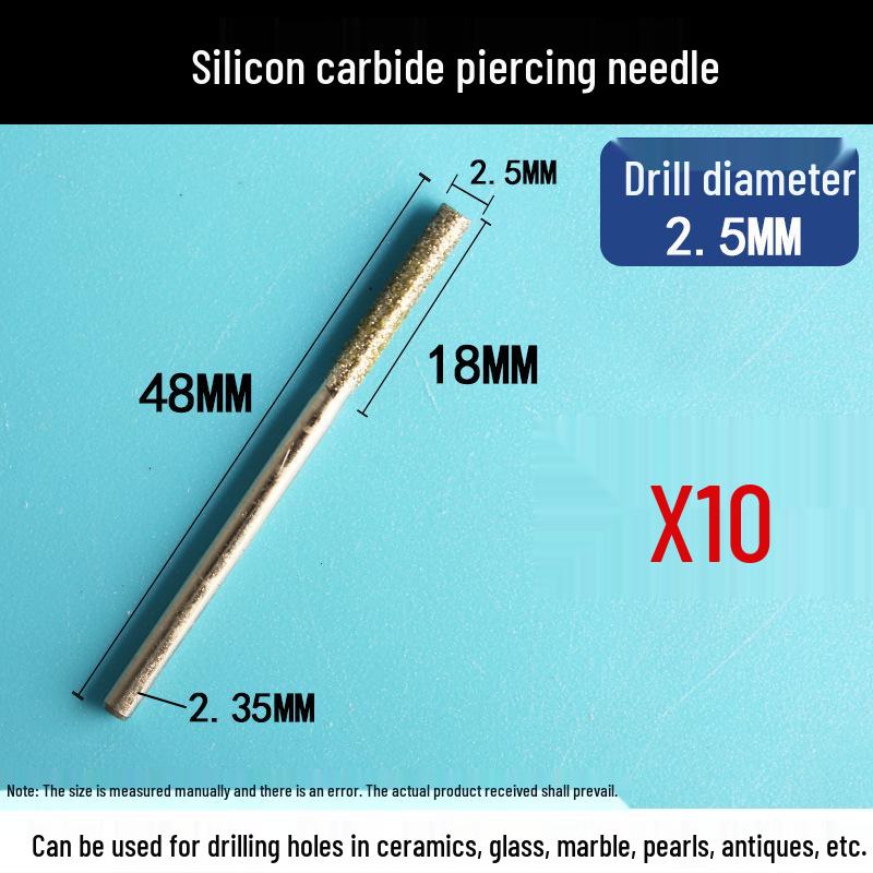 Jade Grouting & Tile Drill Bit - Hollow Needle Design for Precision