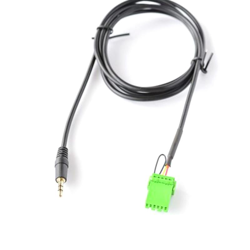 Автомобильный линейный адаптер Aux, разъем 3,5 мм, разъем Aux аудиокабеля, 6-контактный разъем для джаза 2002-2006 гг.