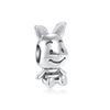 New Fine S925 Sterling Silver Bear Pig Chicken and Duck Charm DIY Bead Dangle Pendant Fit Original  Bracelet Women Jewelry