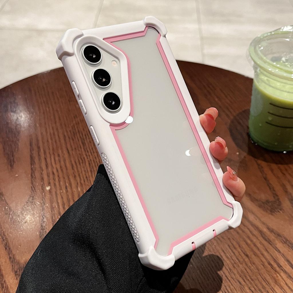 Sturdy Armor Clear Case For Samsung S26 S2 S24 S23 FE S22 S21 Ultra Plus FE A6 A A4 A36 A3 A16 A06 A17 A07 26 Note20 Cover