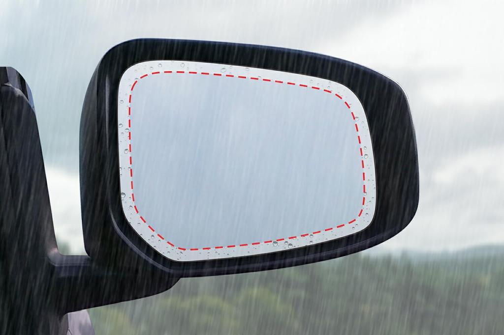 [Комплект из 2 штук] ClearView NISSAN ROOX Модель 2024 Гидрофильная пленка, Зеркало заднего вида, Боковое зеркало,