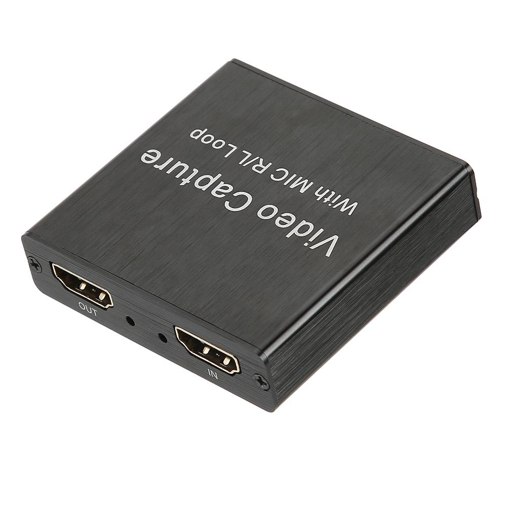 Карта видеозахвата USB2.0 HDMI с петлевым выходом Поддержка 4K Электронное оборудование 0.4a 5V DC