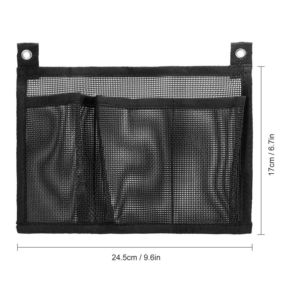 Kayak Mesh Storage Side Pouch Boat Fishing Holder Bag Canoe Mesh Bag