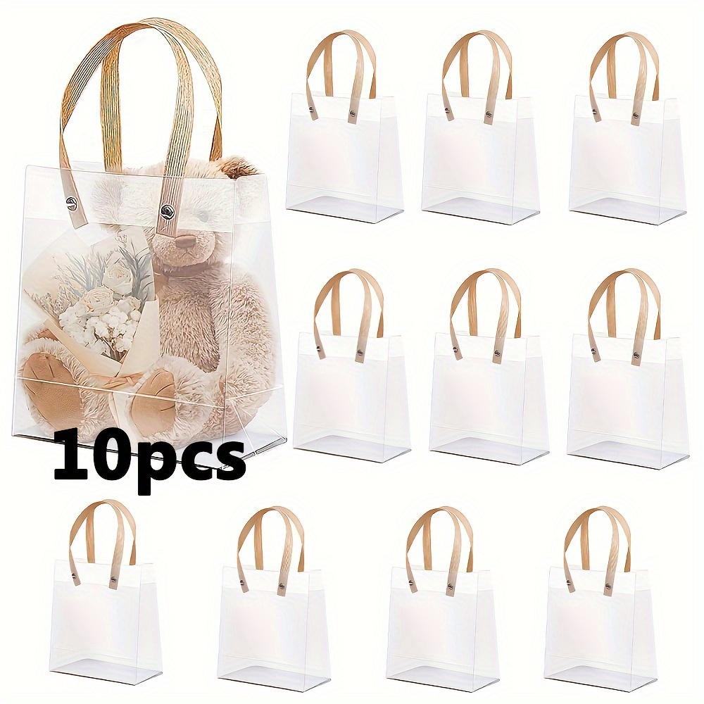 10 шт. Маленький подарочный пакет с ручкой для вечеринки, семейного дня, юбилея, дня рождения, праздничного благословения, подарочная упаковка, сумка для свадьбы