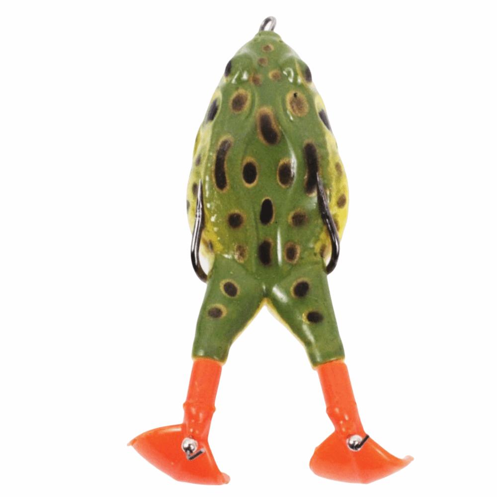 5PCS 12cm 9g Topwater Frog Lures Floating Simulation Fishing Lure Lifelike Frog Lures For Bass