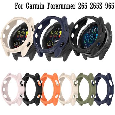 Защитный чехол из ТПУ для часов Garmin Forerunner 265 265S 965, защитная крышка для смарт-часов, сменный противоударный прозрачный