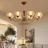 Vintage Bauhaus French Glass Chandelier for Dining, Study, or Bedroom