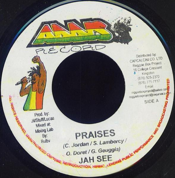 7inch Record JAH SEE - Praises NONE Addis Records 2005 Jamaica Reggae, Ska & Dub Used