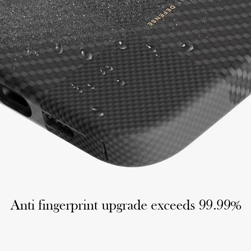 DEFENSE Case For iPhone 17 Pro Max Kevlar Wireless Charging Back Cover Case for iPhone 17 Pro