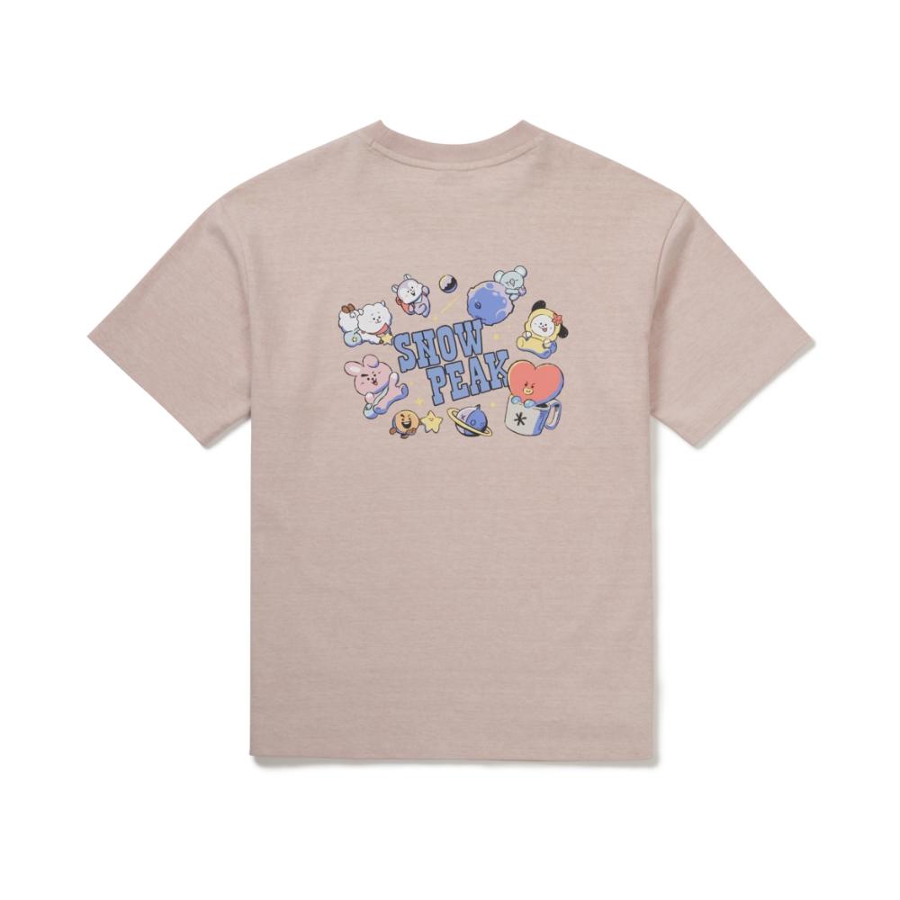 [Snowpeak] [Snow Peak I BT21] Women's Graphic Short Sleeve T-Shirt (S26MWFTS92)