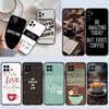 Чехол для телефона NH16 Coffee Time для Samsung Galaxy A11 A12 A13 A15 A52S A53 A55 A56 A70 A71 A72 A73 F06 F16 F56 S10 Plus S10e