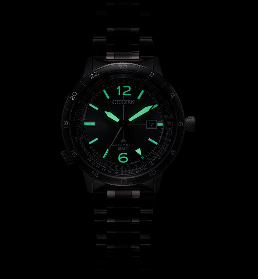 Citizen PROMASTER GMT NB6046-59E Автоматические мужские часы SS 200M