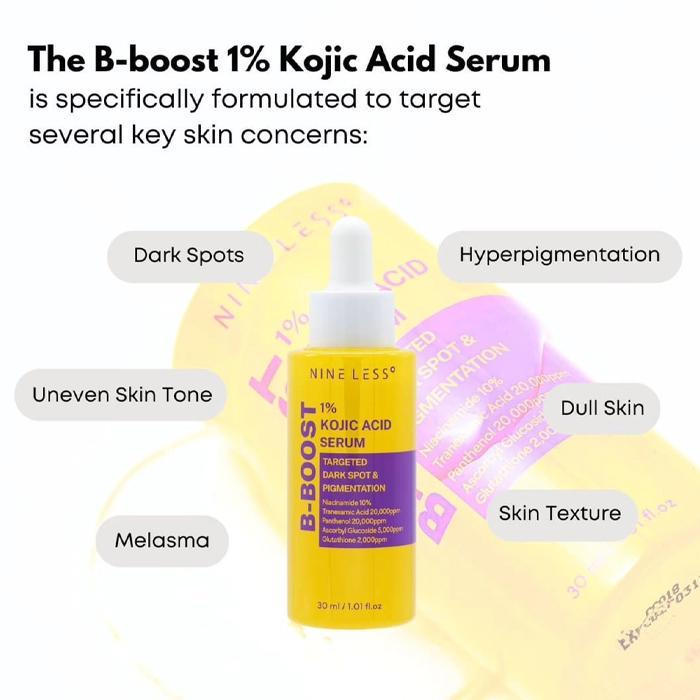 [NINE LESS] Сыворотка B-Boost с 1% койевой кислотой 30 мл