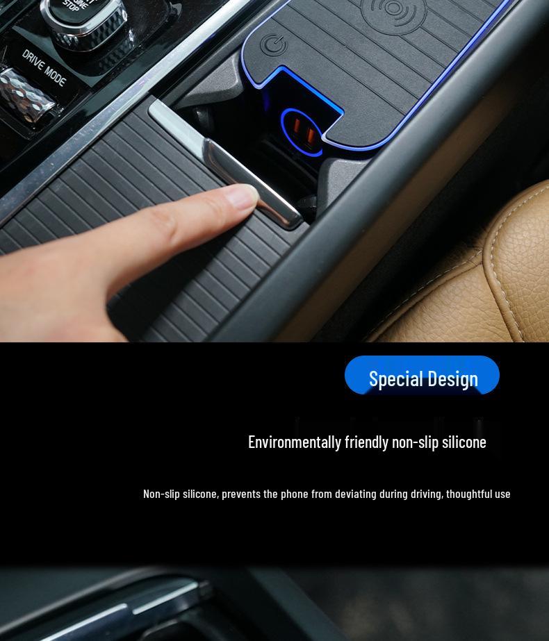 Беспроводное быстрое зарядное устройство для Volvo XC60/XC90/S90/V60/V90/S60